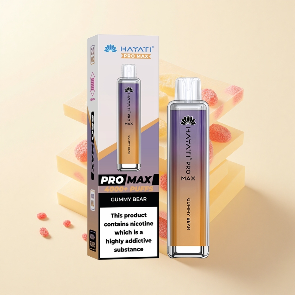 Hayati Pro Max 4000 Puffs Disposable Vape Gummy Bear 2ml TPD 1400mAh