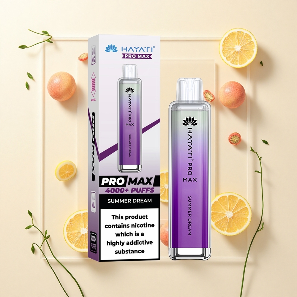 Hayati Pro Max 4000 Puffs Disposable Vape Letný Sen 2ml TPD 1400mAh