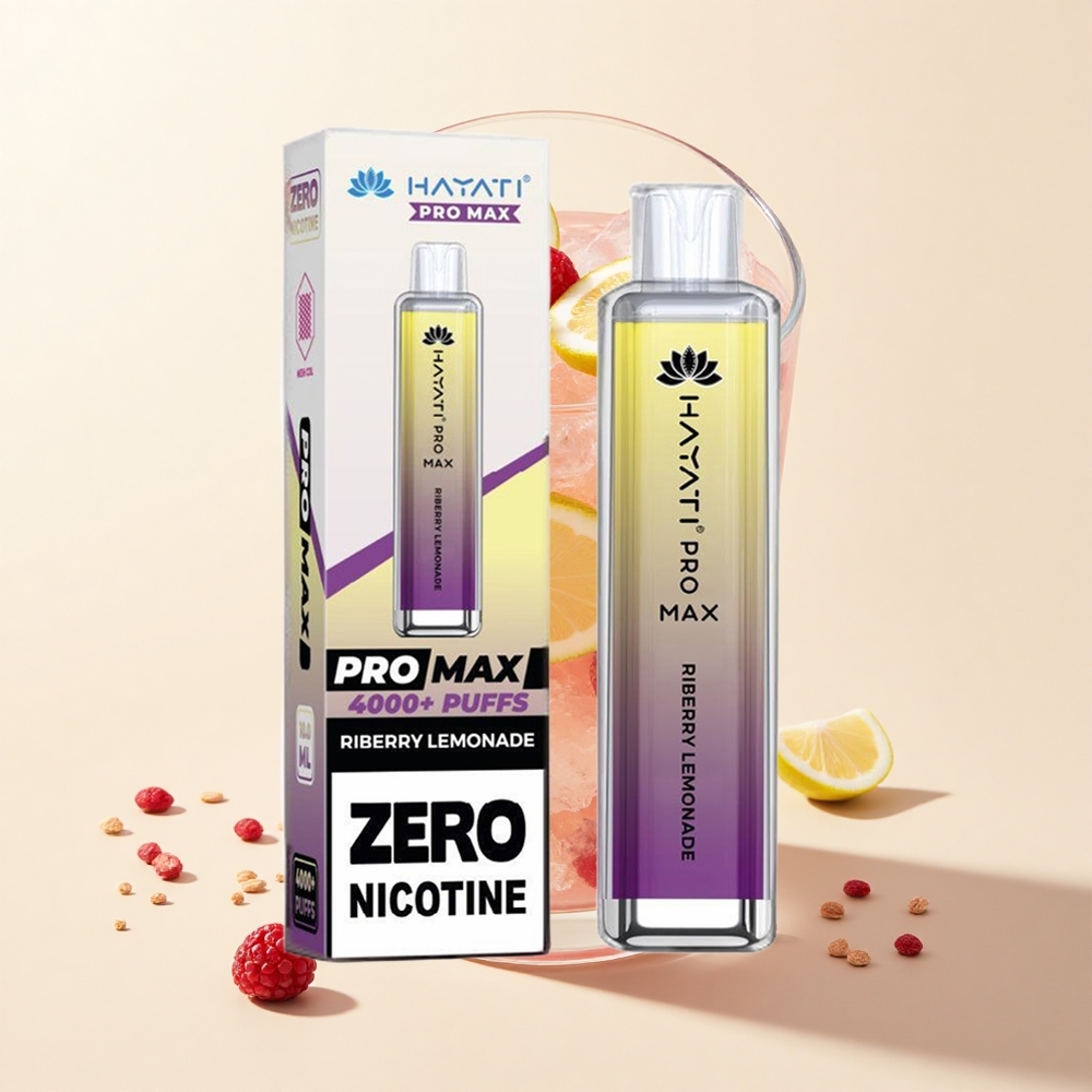 Hayati Pro Max 4000 Puffs Disposable Vape Malinová Limonáda 2ml TPD
