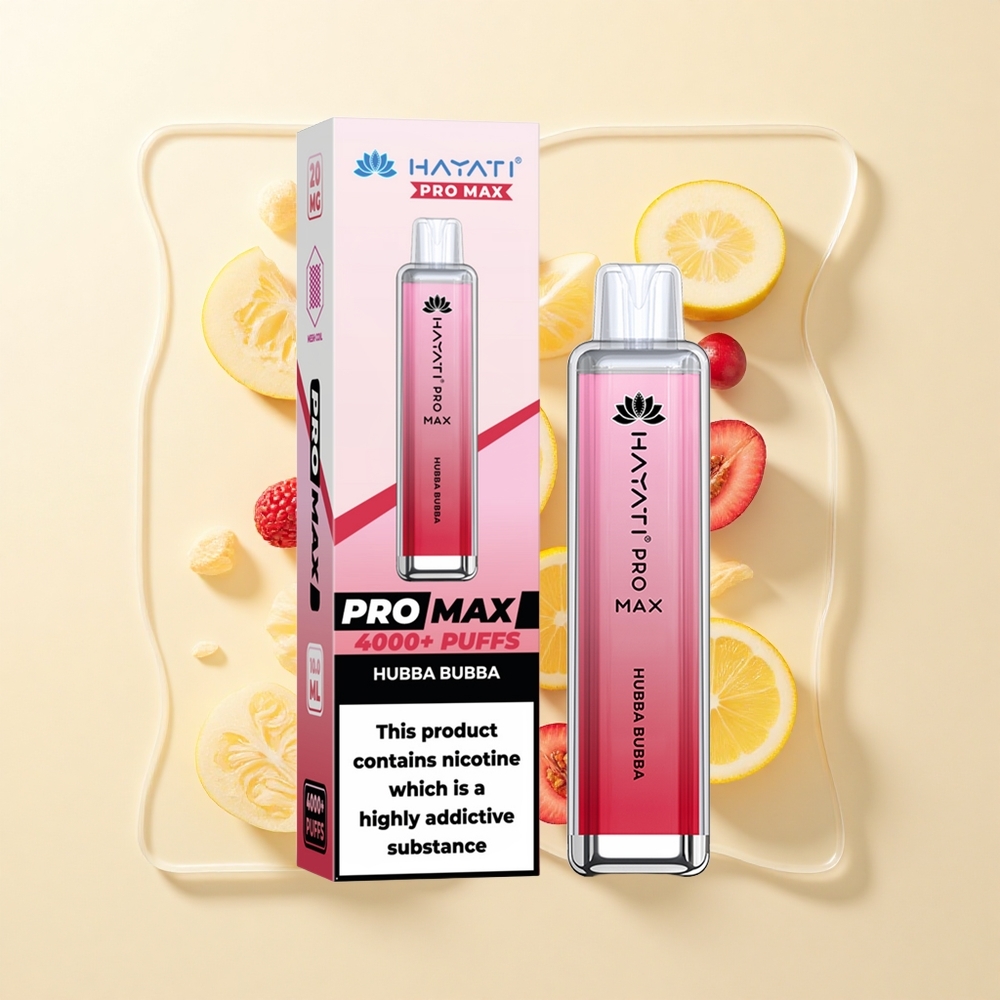 Hayati Pro Max 4000 Puffs Hubba Bubba 2ml/10ml TPD 1400mAh