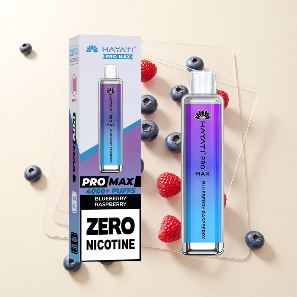 Hayati Pro Max 4000 Pôfov Jednorázová Vape Čučoriedka Malina 2ml TPD 1400mAh