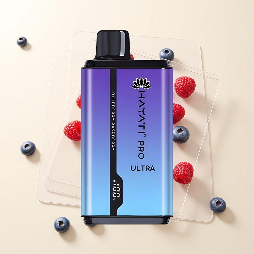 Hayati Pro Ultra 15000 Puffs 2x12ml 2 Jednorazová Vape Čučoriedka Malina