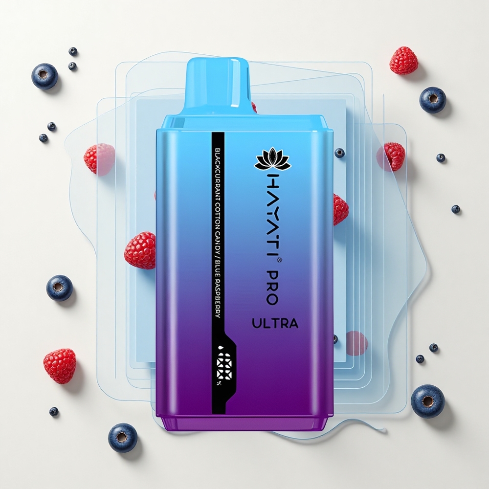 Hayati Pro Ultra 15000 Puffs 850mAh 24ml 2 Čierny Ryžež Cukrová Vata