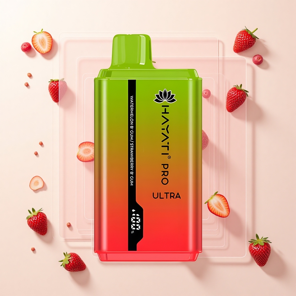 Hayati Pro Ultra 15000 Pufov Jednorazová Vape Melónová Žuvačka