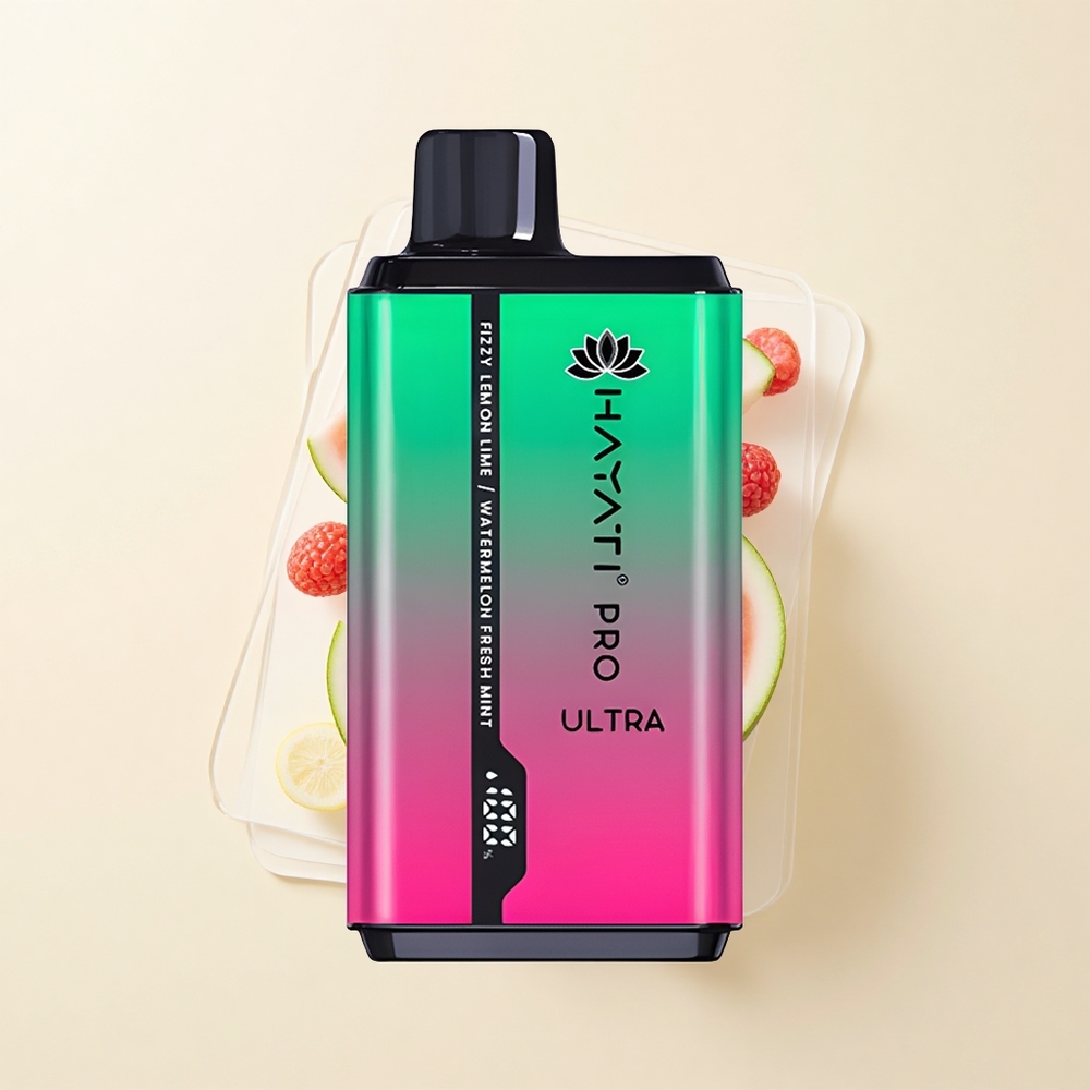 Hayati Pro Ultra 15000 Pôfov Disposable Vape Šumivý Citrón  Lípa