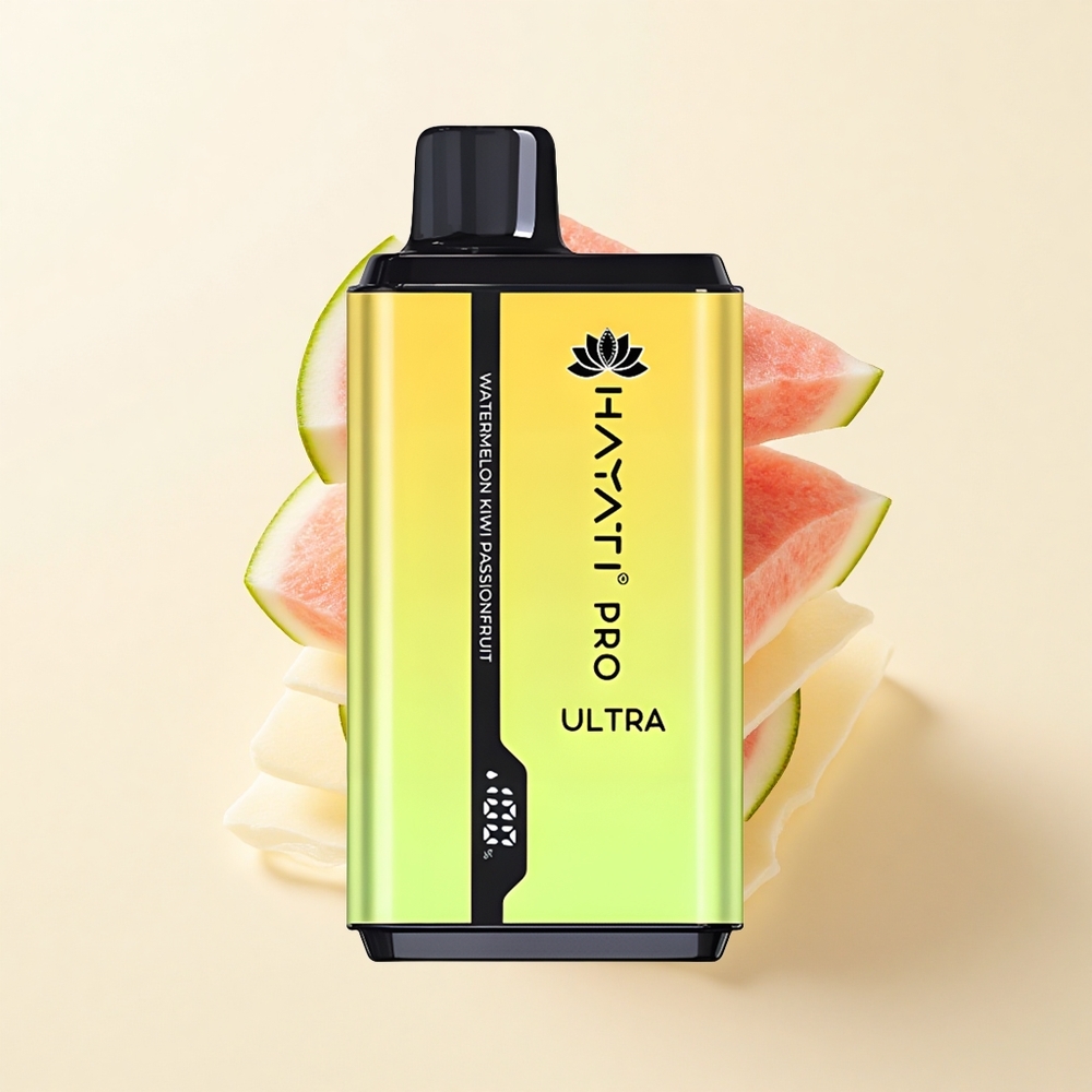 Hayati Pro Ultra 15000 Pôfov Jednorazová Vape Melón Kiwi Maracuja