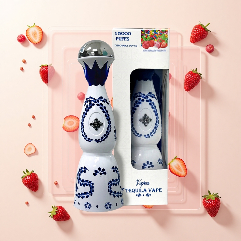 Humo Azul 15000 Puffs 20mL 5 Nikotín USB-C Jahodová Žuvačka