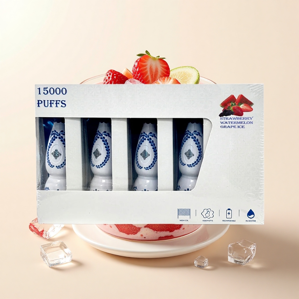 Humo Azul 15000 Puffs 20ml 5 Jazminový Melón Hroznový Ľad