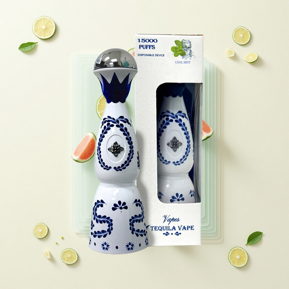 Humo Azul 15000 Pufov Disposable Vape Chladivá Mäta 20mL 5 500mAh