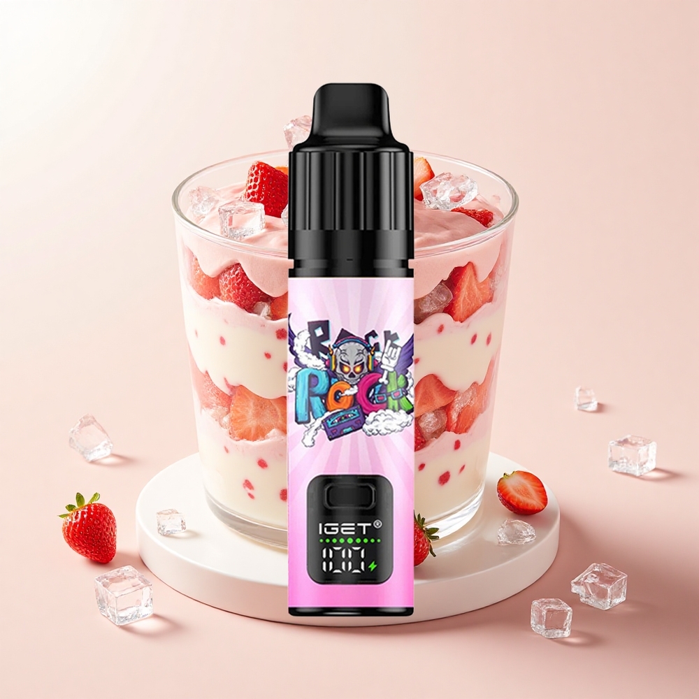 IGET BAR PLUS S3 POD 10000 Pŕfov 18 ml 5 Nikotín Jahoda Vodný Melón Ľad