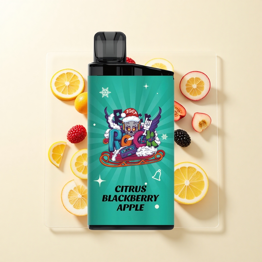 IGET Bar 3500 Pufov Jednorazové Vape Citrus Čučoriedka Jablko 12 Ohm 1400mAh