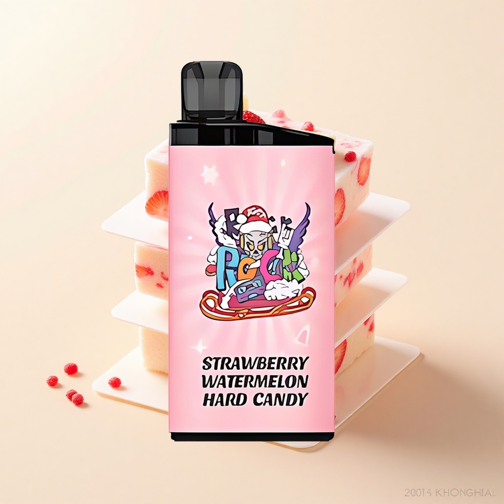 IGET Bar 3500 Púfov Jednorazové Vape Jahodový Melónový Tvrdý Cukrík 1400mAh 12Ohm Mesh