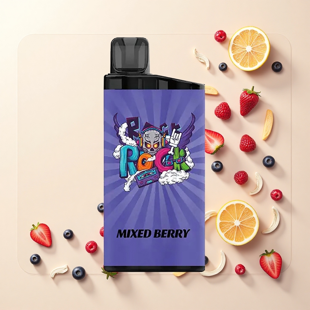 IGET Bar 3500 Púfov Jednorazové Vape Mixované Bobule 1400mAh Mesh 12Ohm