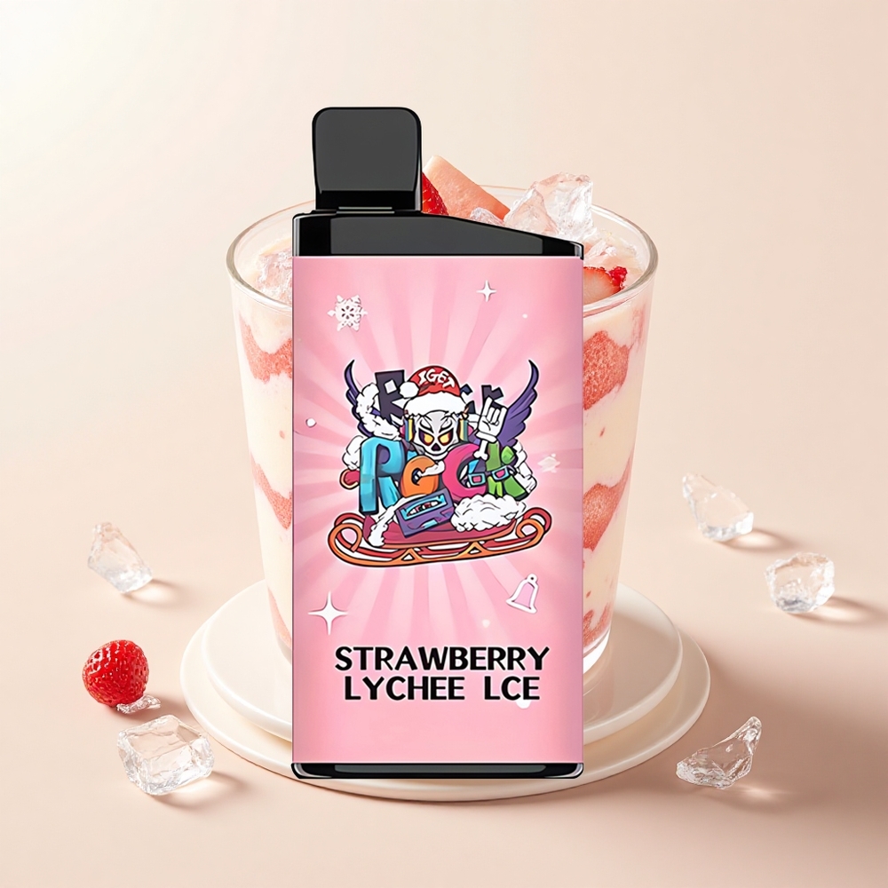 IGET Bar 3500 Púfov Jednorázová Vape Jahoda Lyčia Ľad s 12 Ohm Mesh Coil