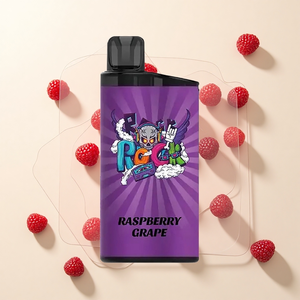 IGET Bar 3500 Pŕfov Jednorázová Vape Malina Hrozno 1400mAh Mesh