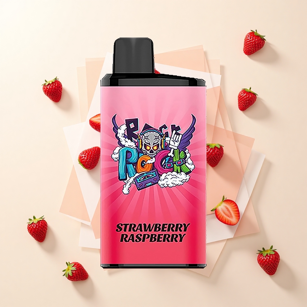 IGET Bar Pro 10000 Púfov 2000mAh Jednorázová E-cigareta Jahoda Malina