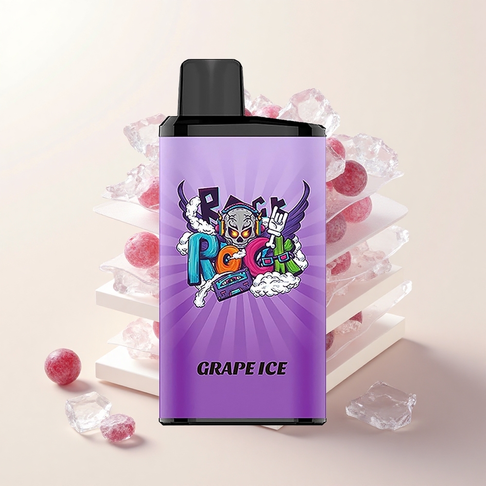 IGET Bar Pro 10000 Púfov Jednorazové Vape Hroznový ľad 441x225x965 mm 2000 mAh 12 Ohm Mesh PC+ALU 93 g