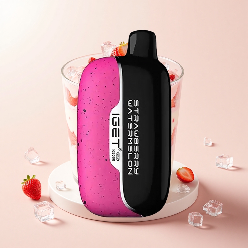 IGET Moon 5000 Pufov Jednorázová Vape Jahoda Vodný Melón Ľadová PC Mesh 135 Ohm