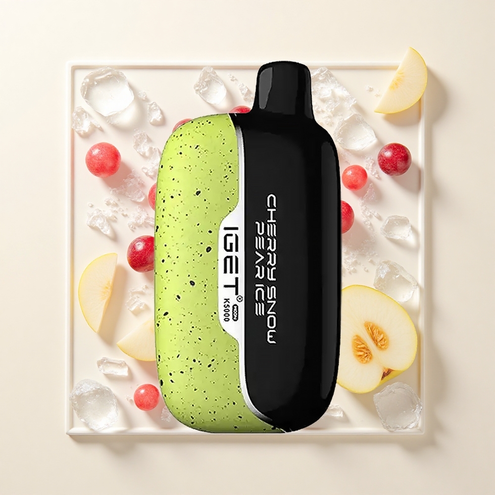 IGET Moon K5000 Puf Jednorazové Vape Čerešňa Sneh Hruška Ľad PC 135 Ohm Mesh 815g 495x253x994mm
