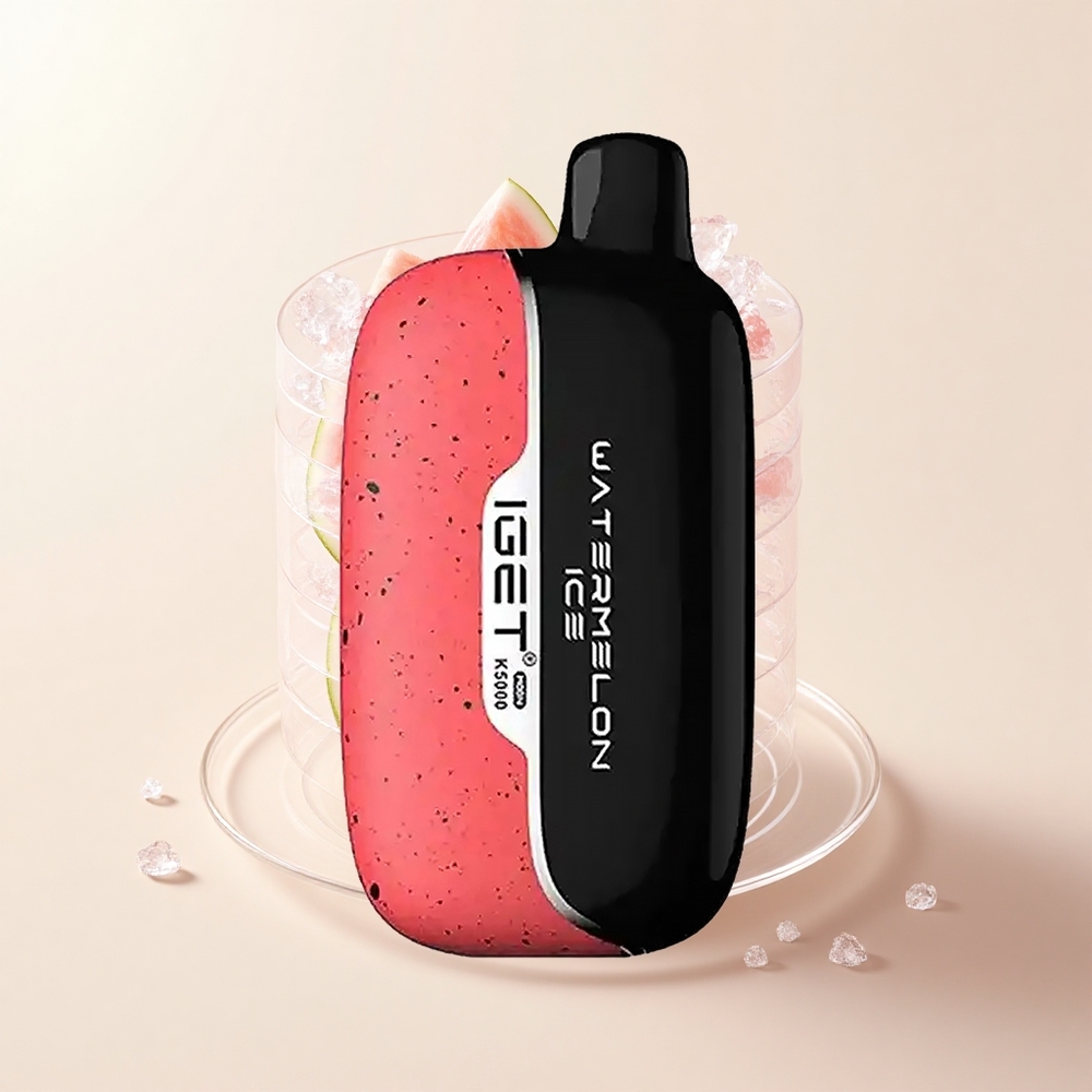IGET Moon K5000 Výpustná Vape Melónový Ľad 5000 Púfov 815g PC 135 Ohm Mesh 495x253x994mm