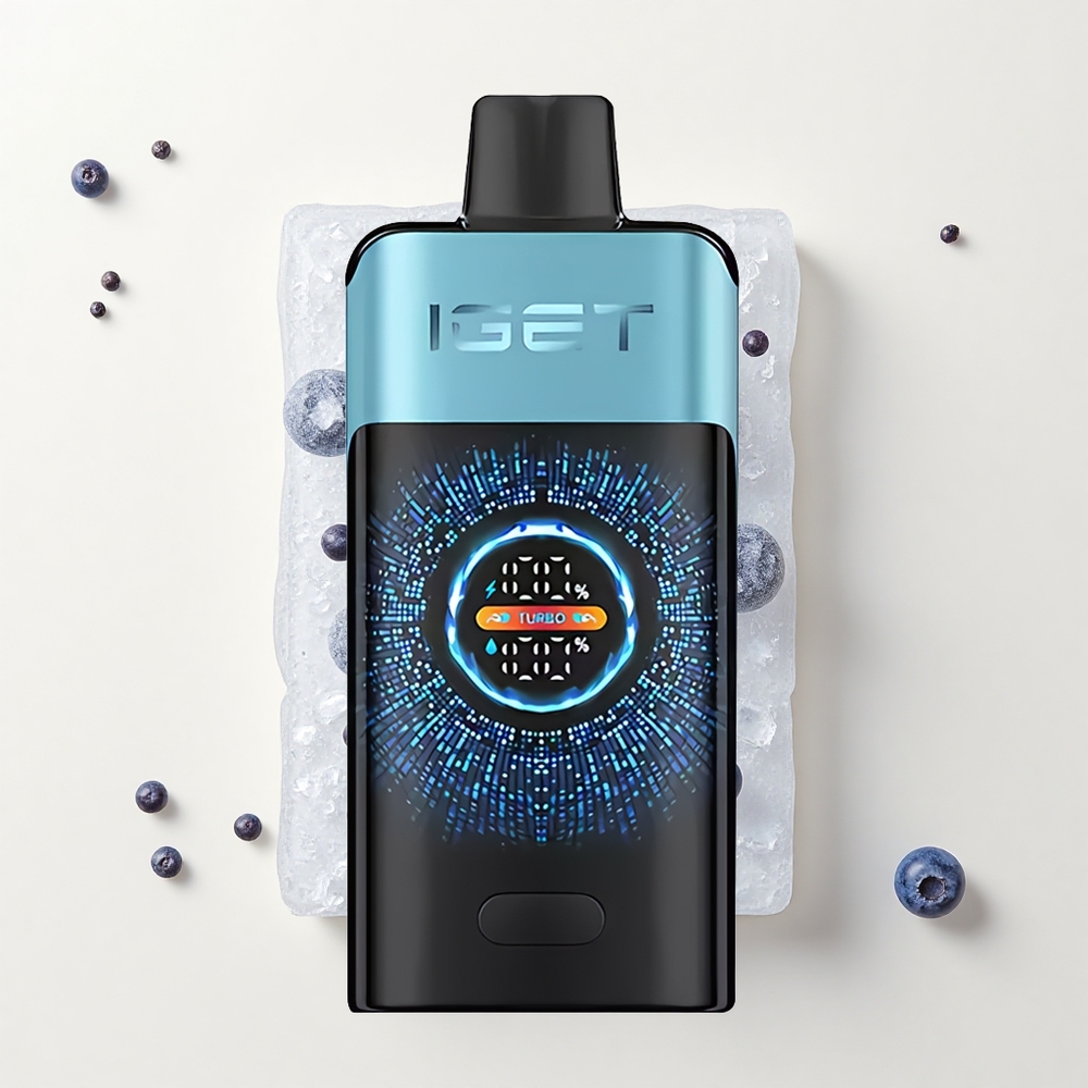 IGET ONE 12000 Pufy Jednorázová Vape Čučoriedkový ľad 2700mAh Dual Mesh