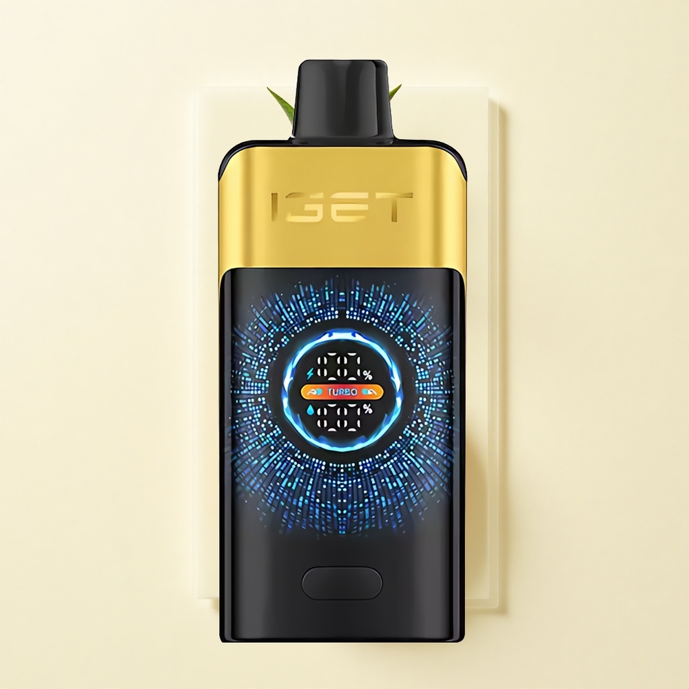 IGET ONE 12000 Púfov Jednorazové Vape Kiwi Ananas s veľkým zakriveným farebným displejom 2700 mAh 06 ohmová Dvojitá Sieťovina