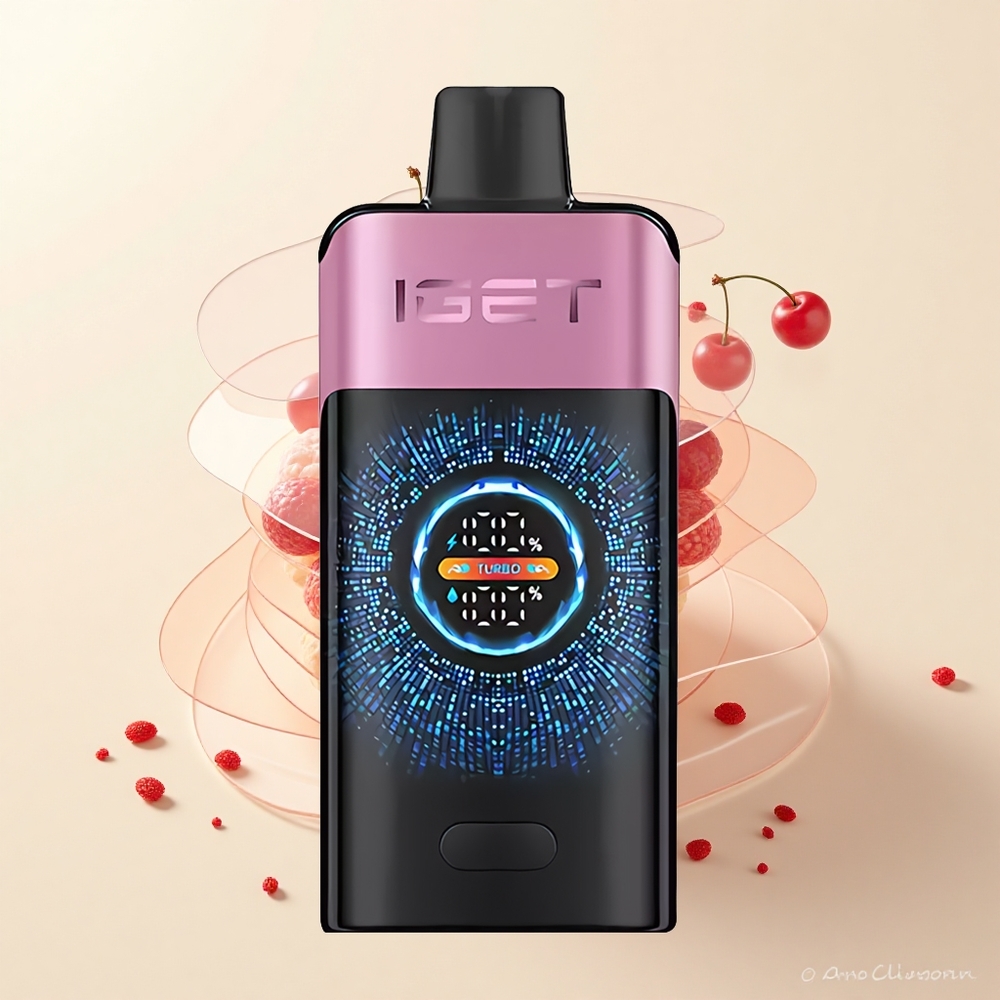 IGET ONE 12000 Púfov Jednorázová E-cigareta Cherry Monster 2700mAh Dual Mesh