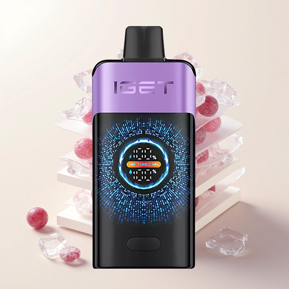 IGET ONE 12000 Púfov Jednorázová Vape Hroznový Ľad 2700mAh Dual Mesh