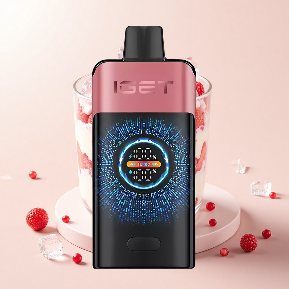 IGET ONE 12000 Púfov Jednorázová Vape Jahoda Granátový Ľad Turbo Mode 9000 Púfov 2700 mAh Batéria