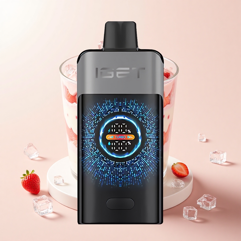 IGET ONE 12000 Púfov Jednorázová Vape Jahoda Vodný Melón Ľad PCTG+ALU+PC 2700mAh
