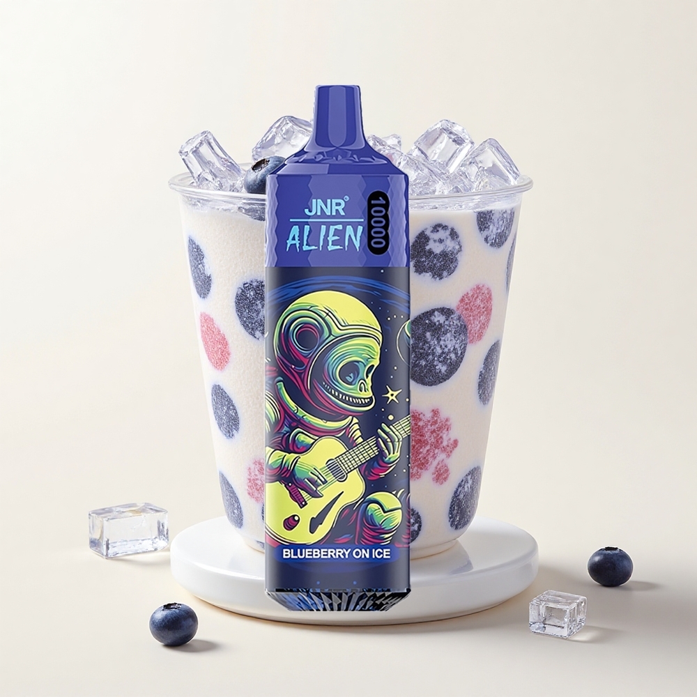 JNR Alien 10000 Púfov 850mAh 20ml Boruvka na ľade Typ-C RGB