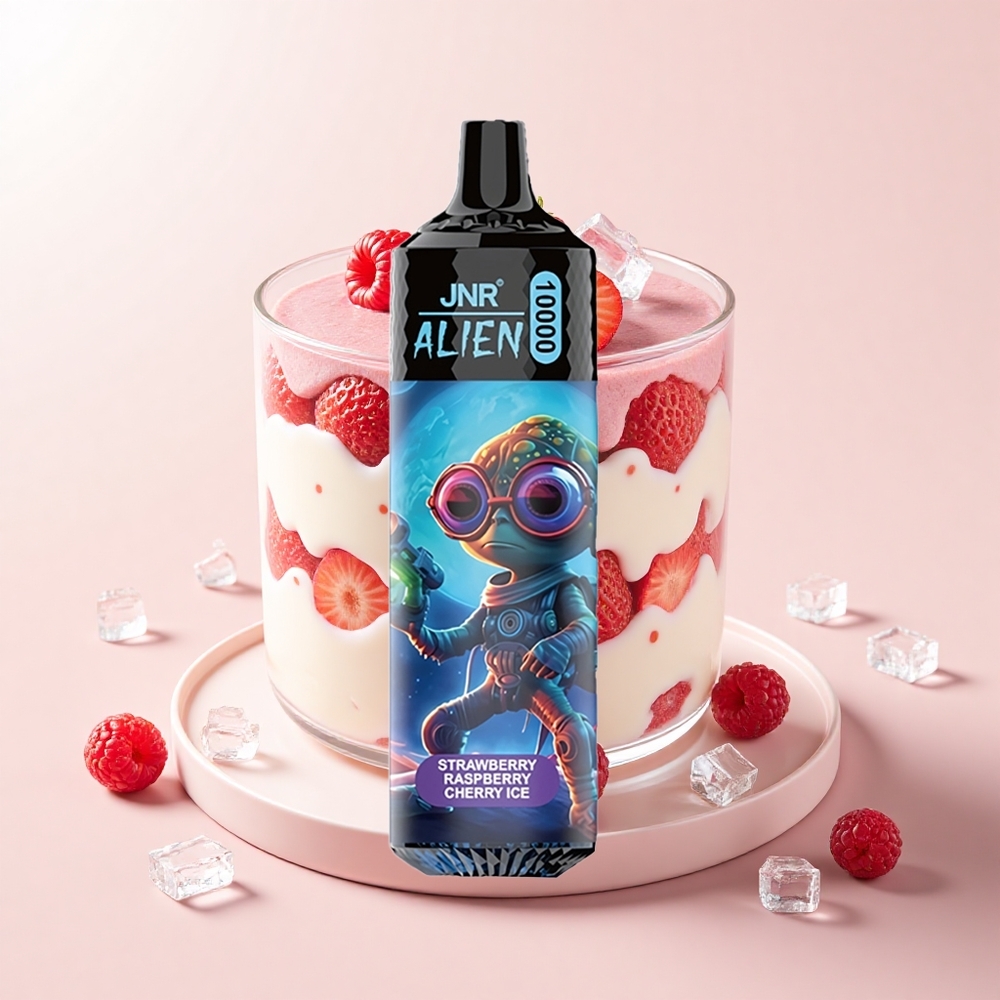 JNR Alien 10000 Púfov 850mAh 20ml Jaga Melónová Malinová Čerešňová Ľadová Typ-C RGB