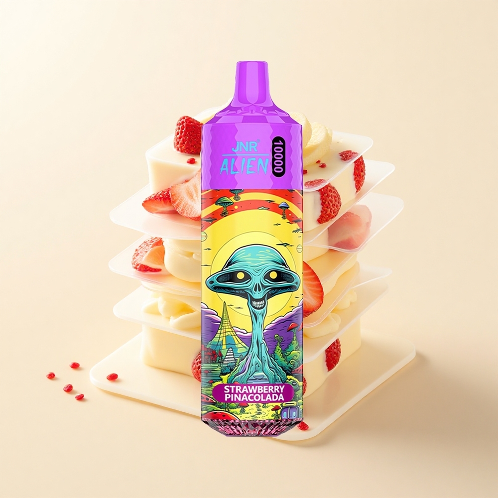 JNR Alien 10000 Púfov 850mAh 20ml Typ-C RGB Jahodová Pina Colada