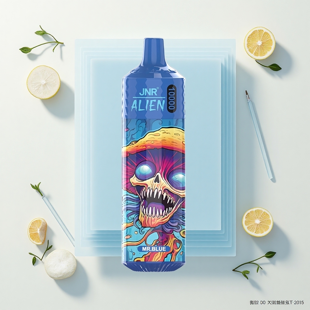 JNR Alien 10000 Púfov 850mAh 20ml Type-C RGB Mr modrý