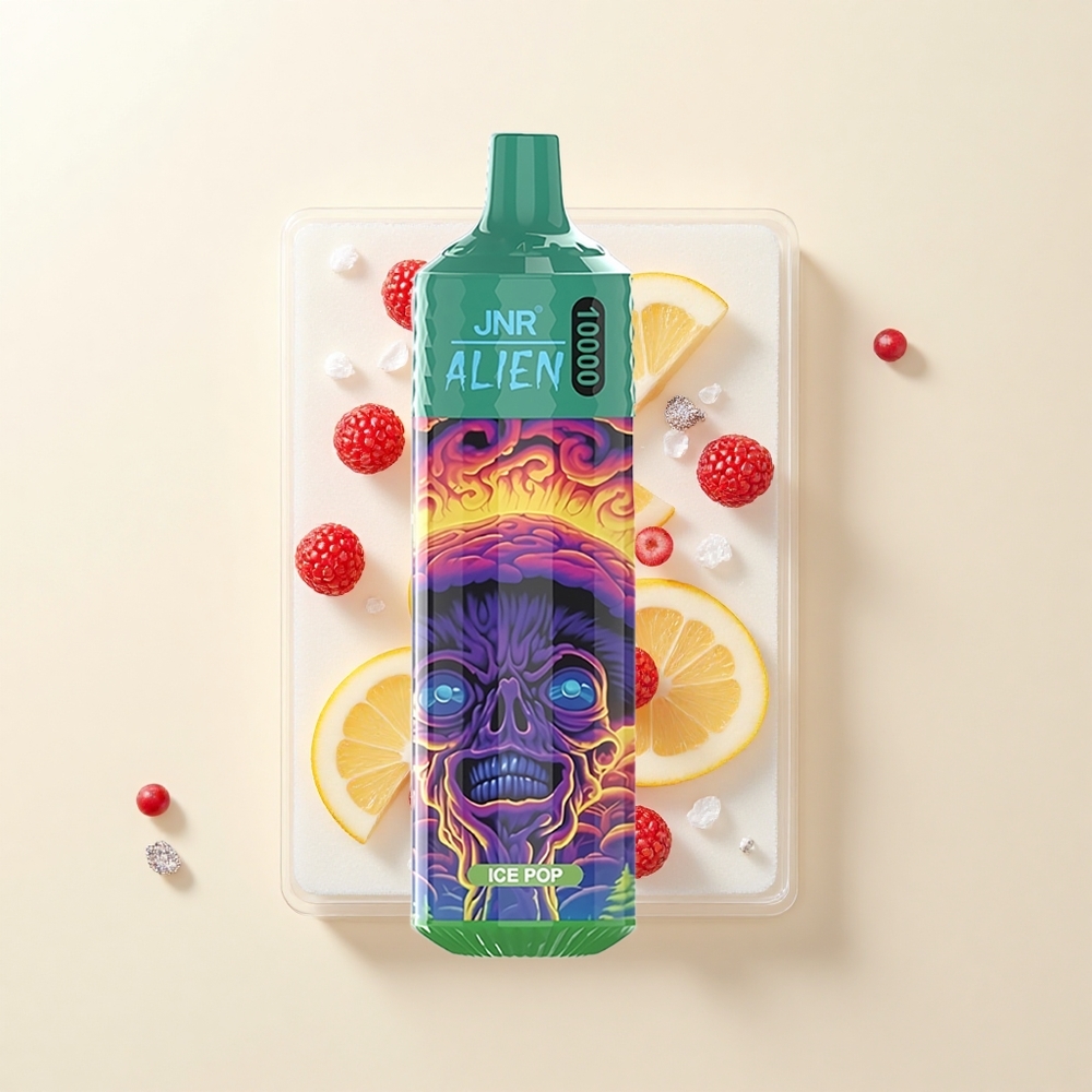 JNR Alien 10000 Púfov Jednorazové Vape Ledková Trieda 850mAh 20ml Typ-C RGB