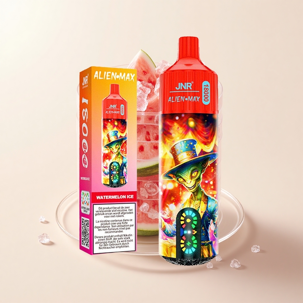 JNR Alien Max 18000 Púfov Dual Mesh 28ml Vodný Melón Ľad