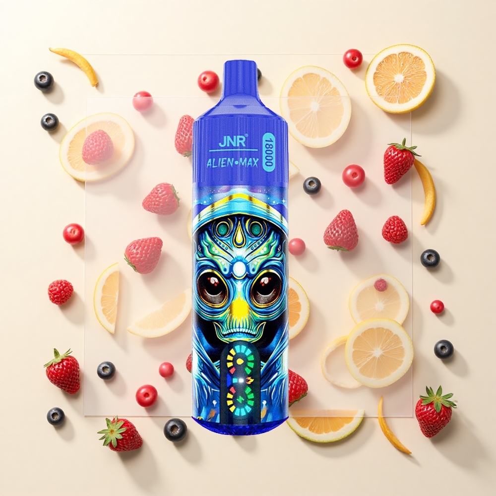 JNR Alien Max 18000 Púfov Dual Mesh 28ml Zmiešané Bobule Jednorazové Vape