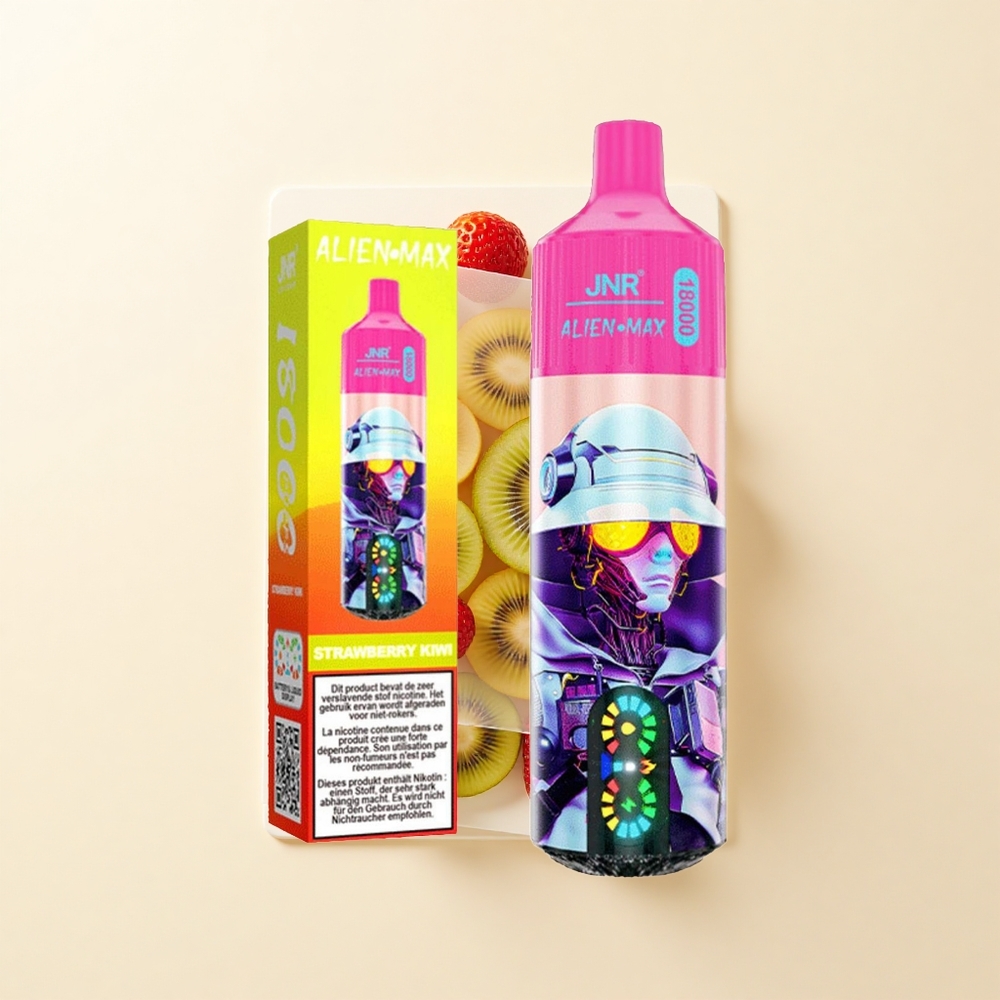 JNR Alien Max 18000 Púfov Dual Mesh Strawberry Kiwi Jednorazové Vape