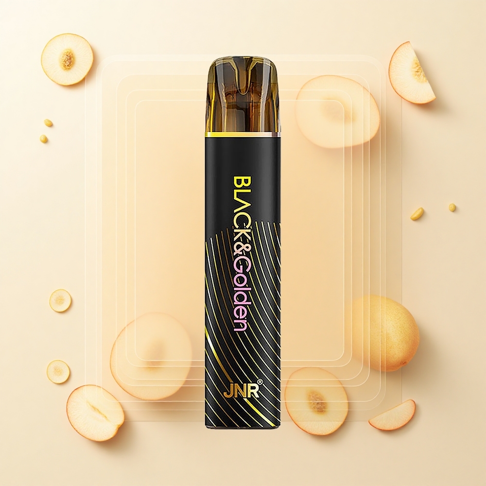 JNR BlackGolden 800 Pufov Jednorázová Vape Broskyňa Mango 2ml 2