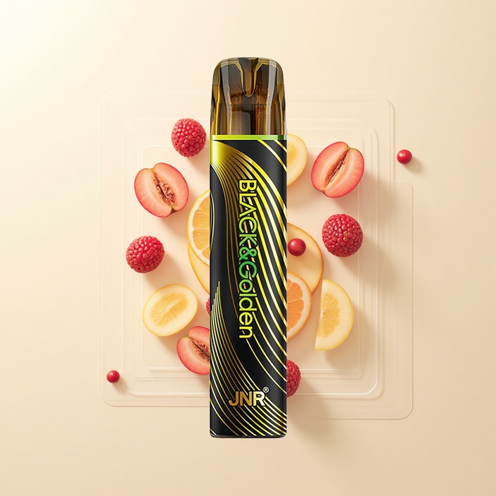 JNR BlackGolden 800 Púfov 550mAh 2ml 2 Nikotín Jednorazové Vape Love 419