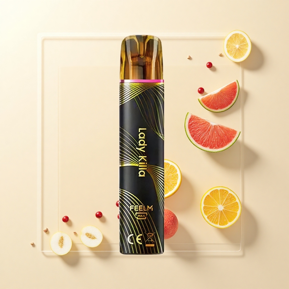 JNR BlackGolden 800 Púfov Jednorazové Vape Lady Killer 2ml 2