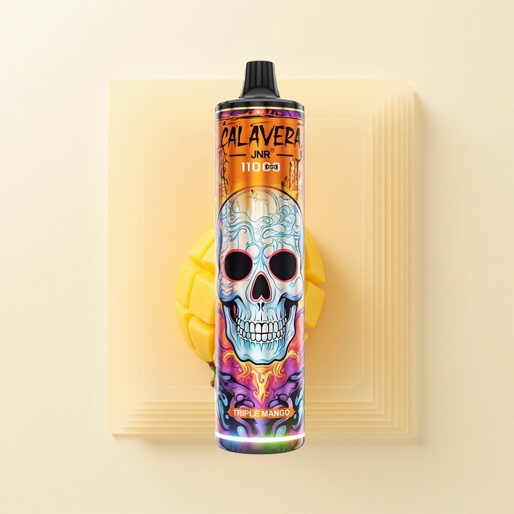 JNR Calavera 11000 Púfov Jednorazová Vape Trojitý Mango Typ-C 850mAh 21ml 10ohm