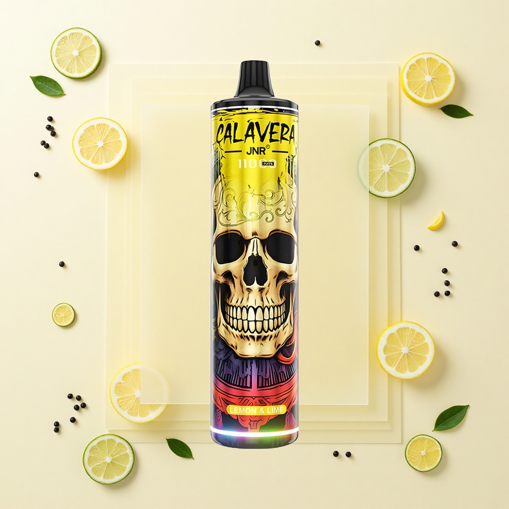 JNR Calavera 11000 Púfov Jednorazové Vape Limeta  Citrón Typ-C 850mAh 21ml 10ohm
