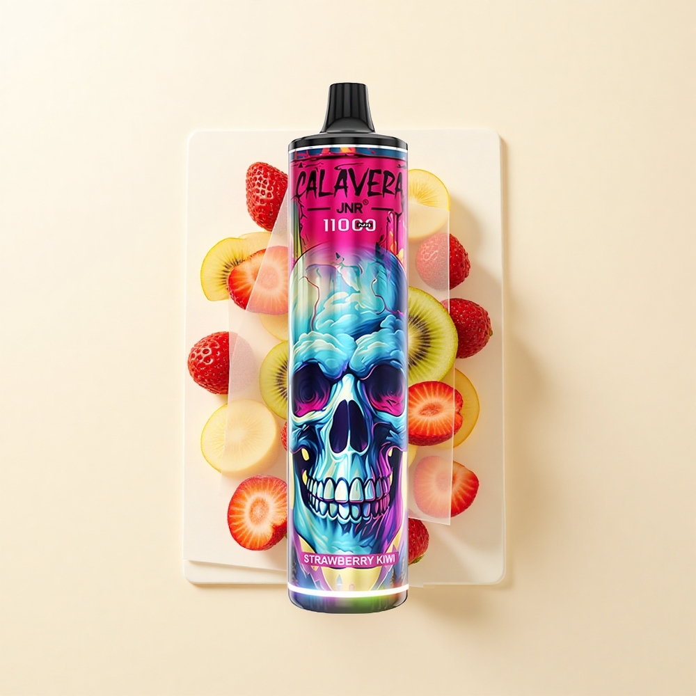 JNR Calavera 11000 Púfov Typ-C 850mAh 21ml 10ohm Jahoda Kiwi