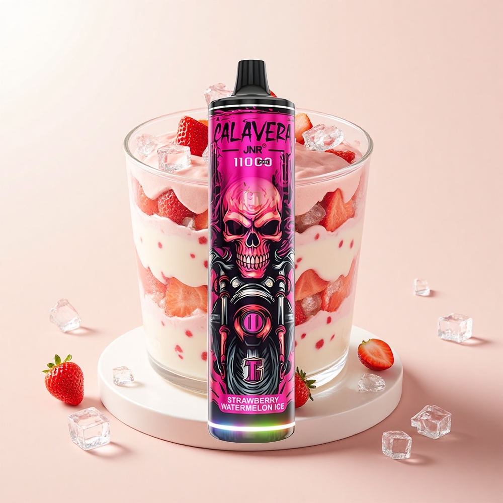 JNR Calavera 11000 Púfov Typ-C 850mAh 21ml 10ohm Jahoda Melón Ľad