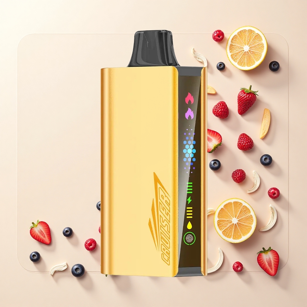 JNR Cruiser 12000 Pufov Bezdobíjacie Jednorázové Vape Mix Bobule 3500mAh 25ml Dual Mesh