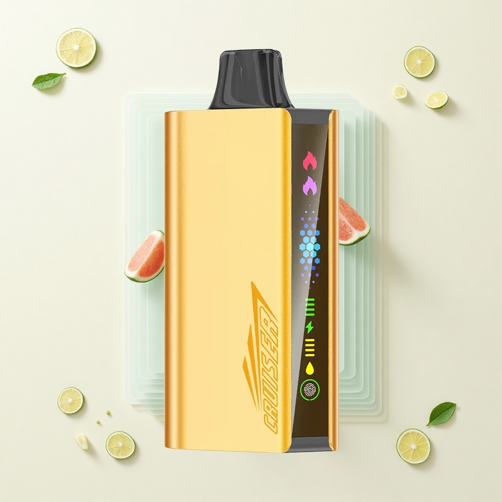 JNR Cruiser 12000 Púfov Bezdobíjacia Jednorazová Vape Chladivá Mäta 3500mAh 25ml Full-Metal