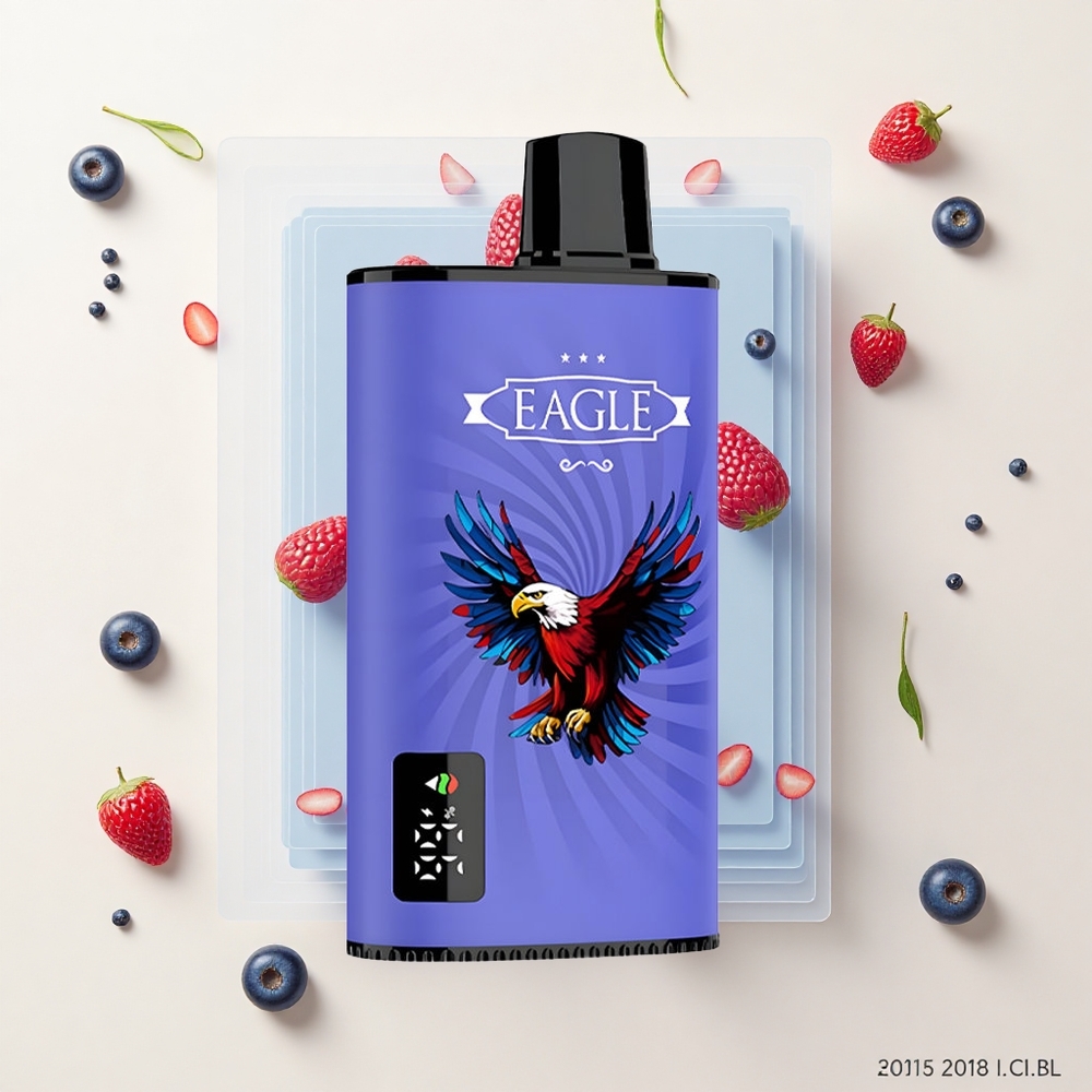 JNR EAGLE Smart 23000 Puf Digitálny Bild 10ohm Mesh 25ml Modrá Malina Čerešňa