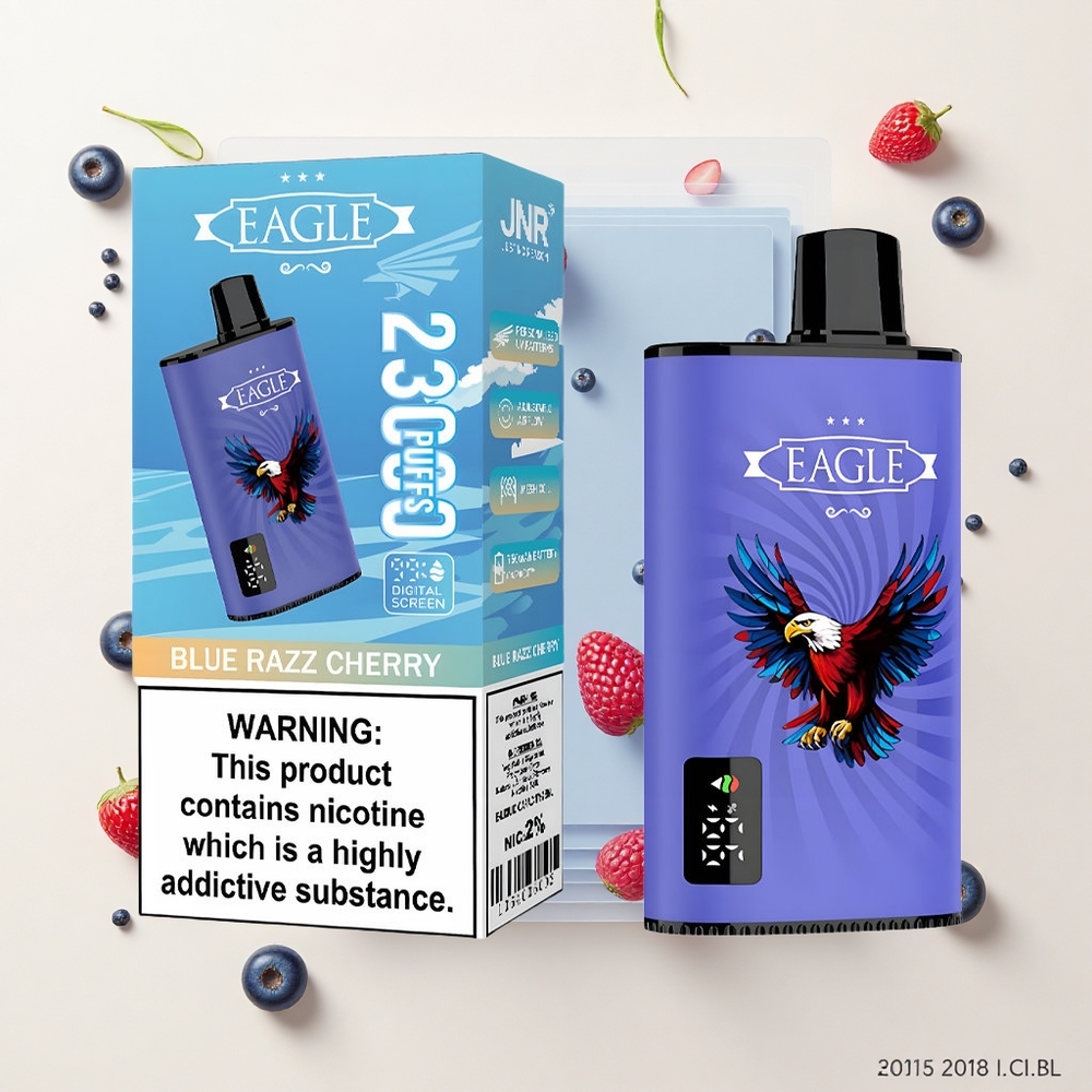 JNR EAGLE Smart 23000 Puf Digitálny Bild 10ohm Mesh 25ml Modrá Malina Čerešňa