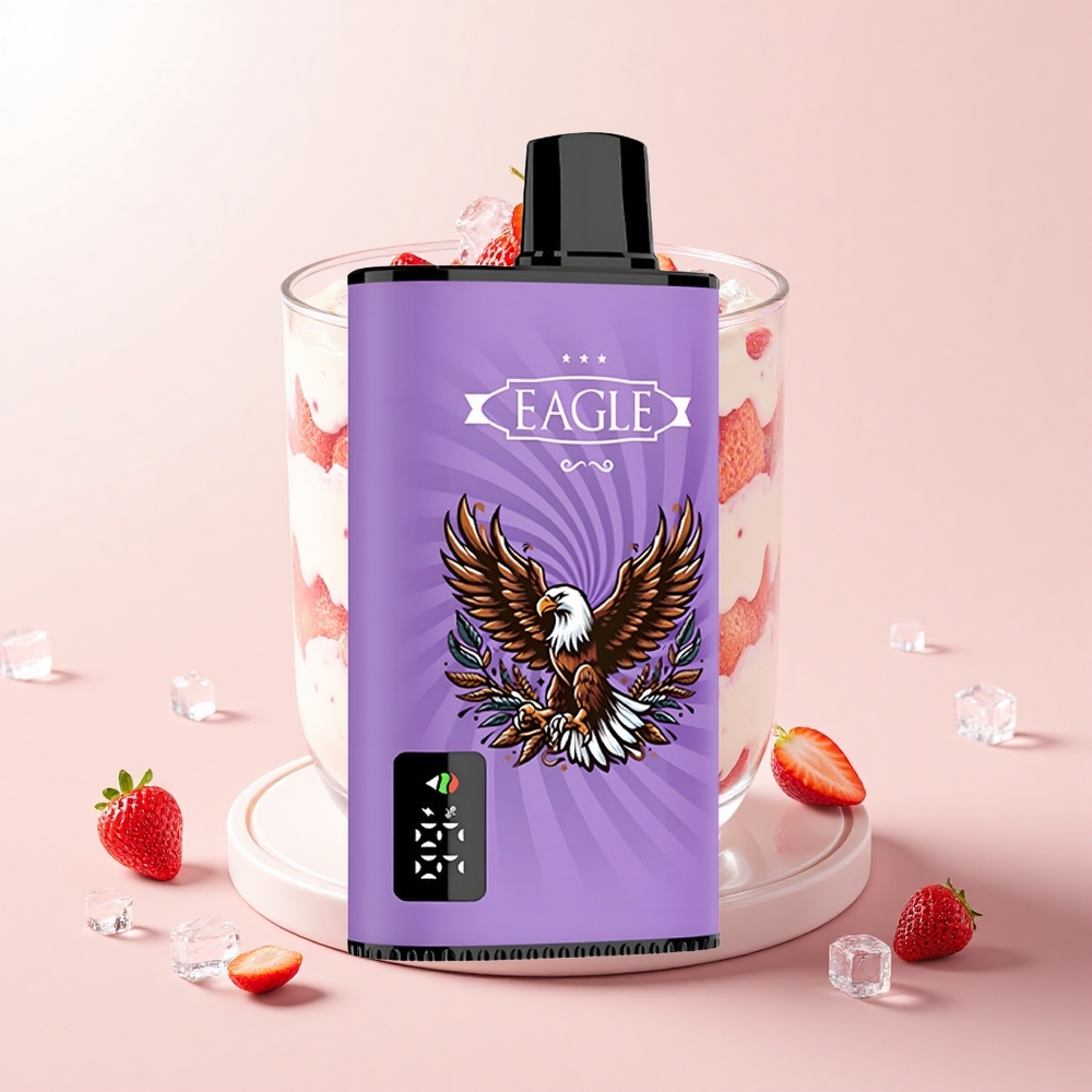 JNR EAGLE Smart 23000 Púfov Digitálny Typ-C 25ml Jahodový ľad